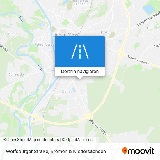 Wolfsburger Straße Karte