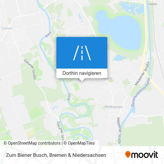 Zum Biener Busch Karte