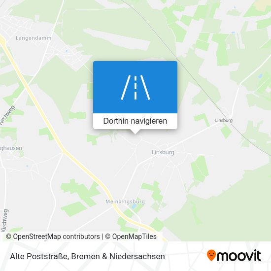 Alte Poststraße Karte