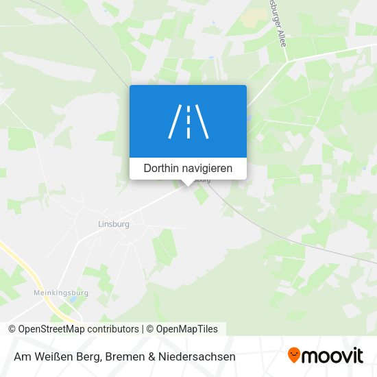 Am Weißen Berg Karte