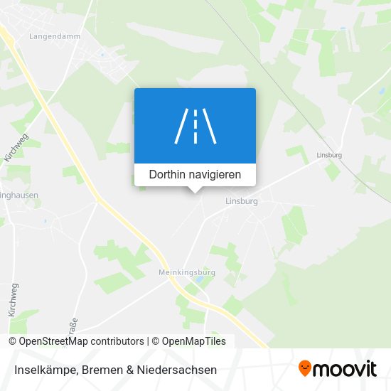 Inselkämpe Karte