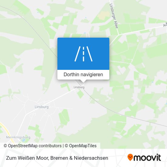 Zum Weißen Moor Karte