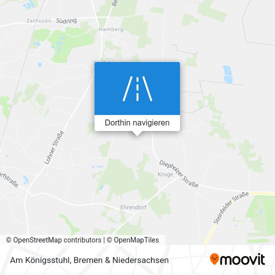 Am Königsstuhl Karte