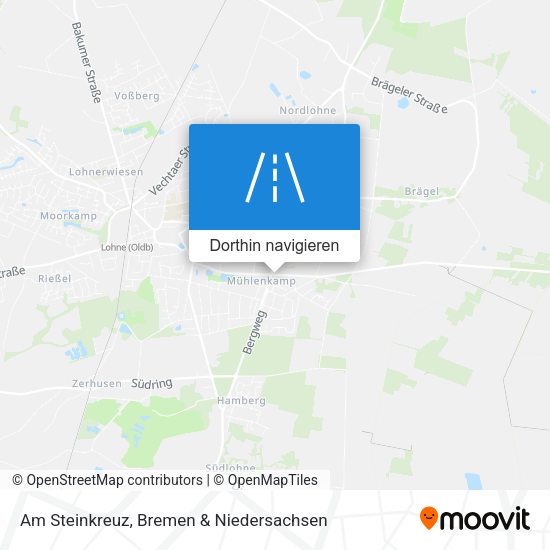 Am Steinkreuz Karte