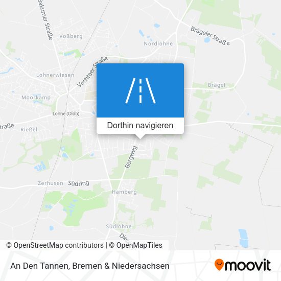 An Den Tannen Karte