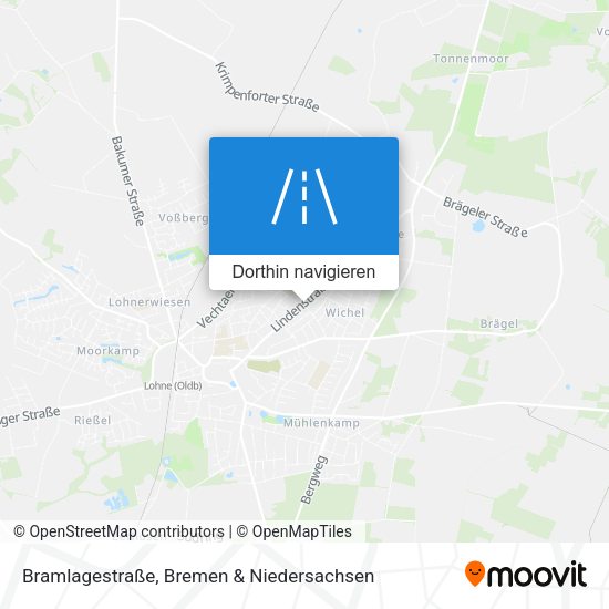 Bramlagestraße Karte