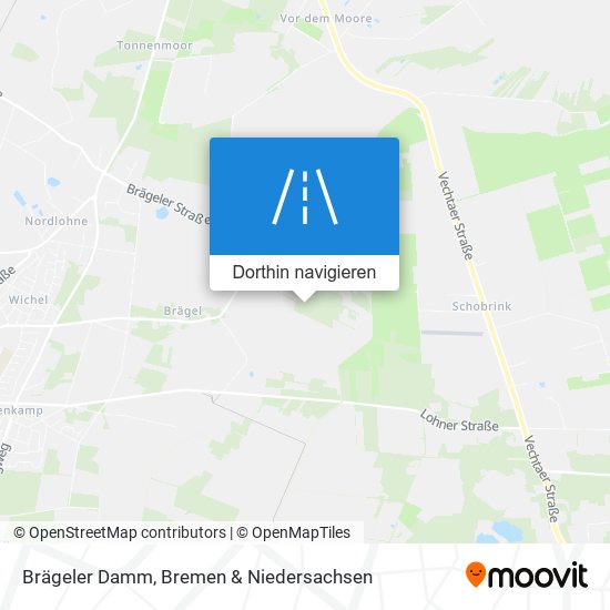 Brägeler Damm Karte