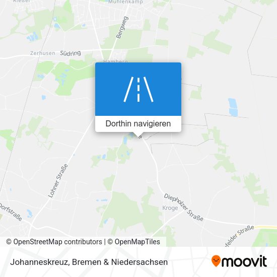 Johanneskreuz Karte