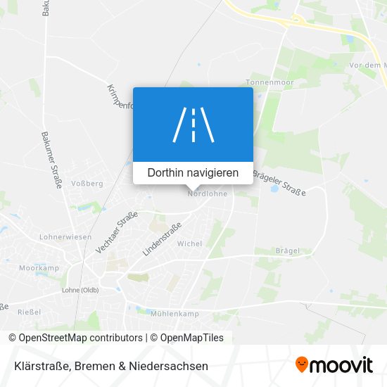 Klärstraße Karte