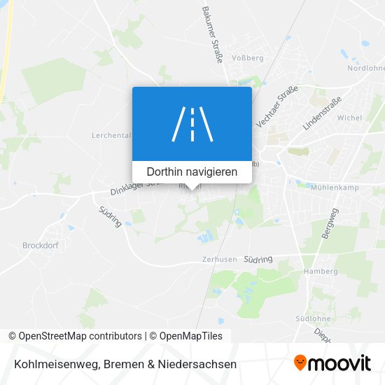Kohlmeisenweg Karte