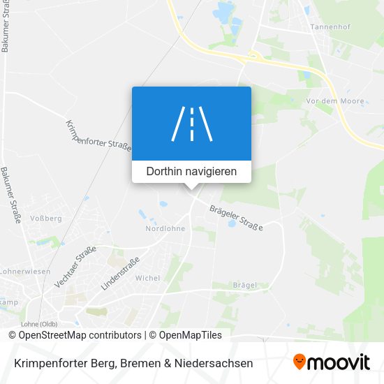 Krimpenforter Berg Karte