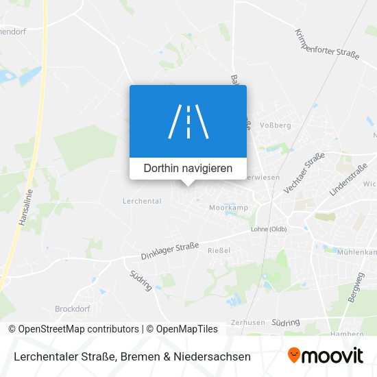 Lerchentaler Straße Karte