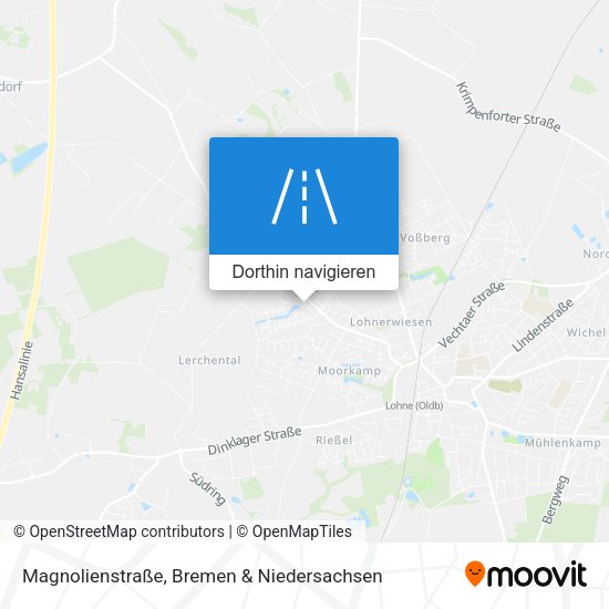 Magnolienstraße Karte