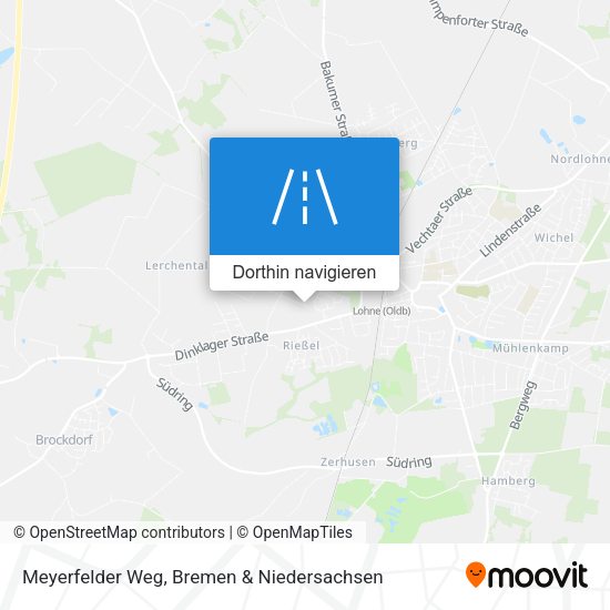 Meyerfelder Weg Karte