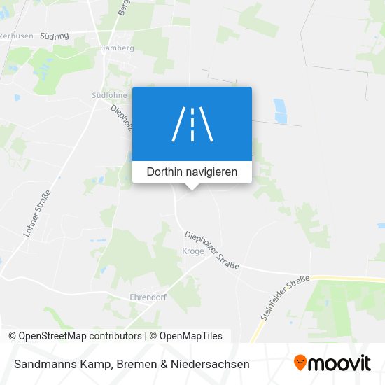Sandmanns Kamp Karte