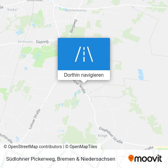 Südlohner Pickerweg Karte