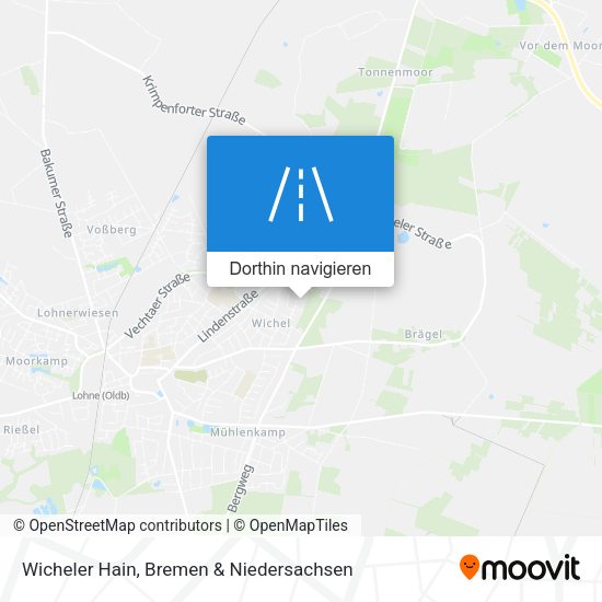 Wicheler Hain Karte
