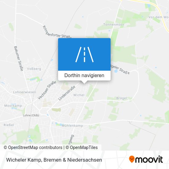 Wicheler Kamp Karte