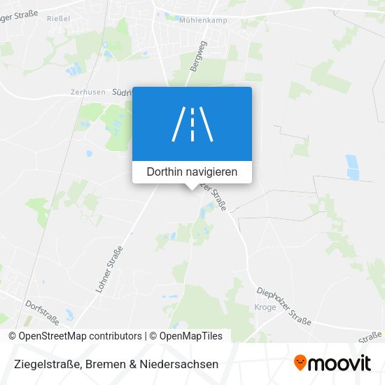Ziegelstraße Karte
