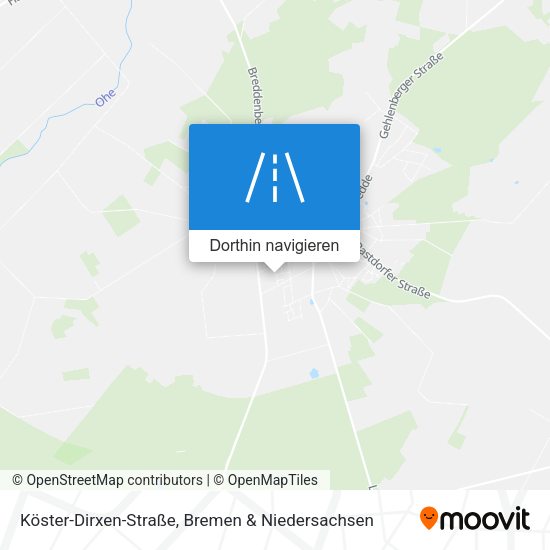 Köster-Dirxen-Straße Karte