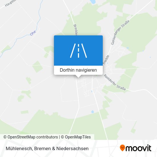 Mühlenesch Karte