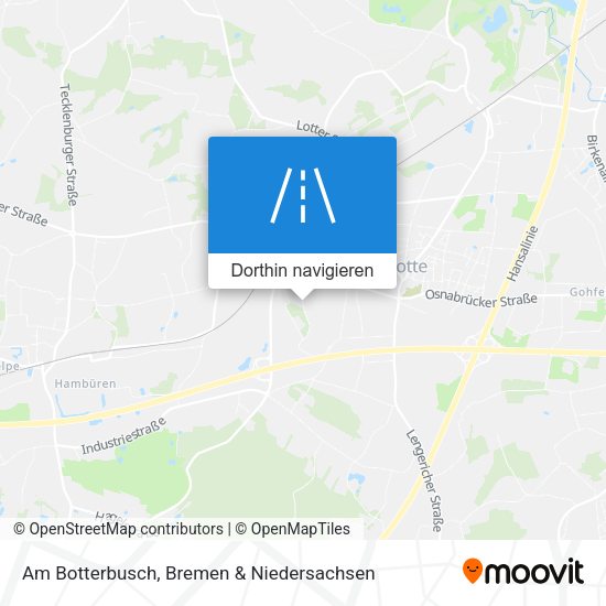 Am Botterbusch Karte