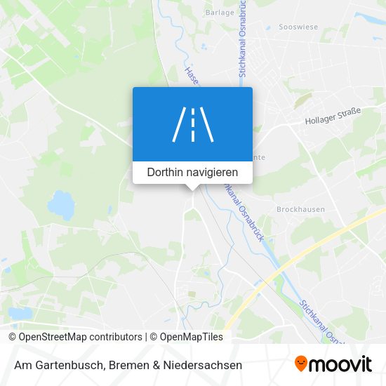 Am Gartenbusch Karte