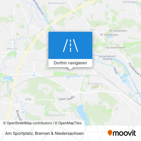 Am Sportplatz Karte