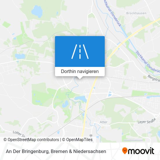 An Der Bringenburg Karte