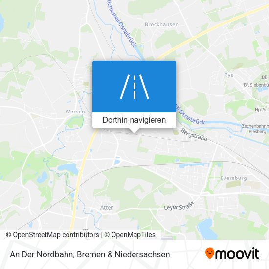 An Der Nordbahn Karte