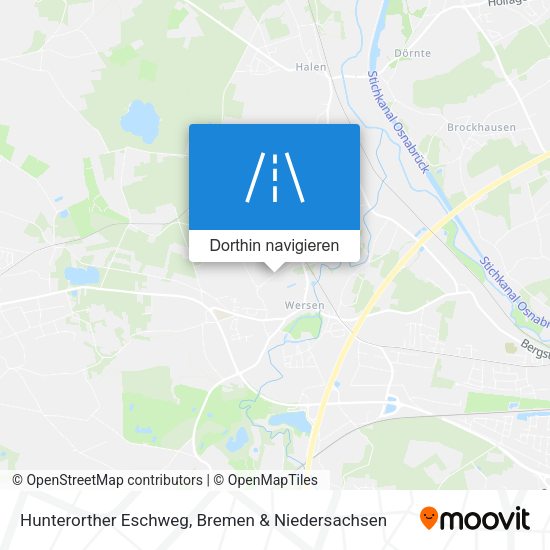 Hunterorther Eschweg Karte