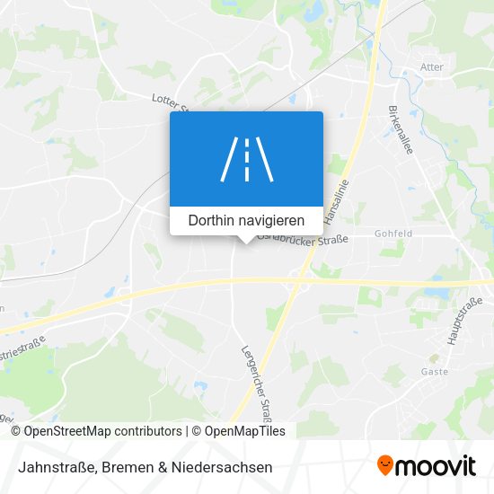 Jahnstraße Karte
