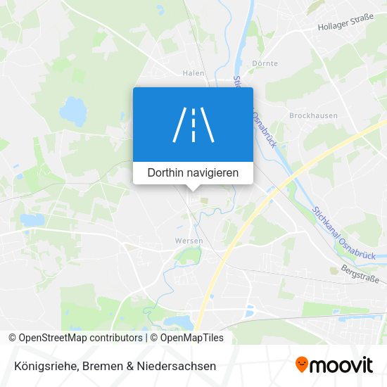 Königsriehe Karte