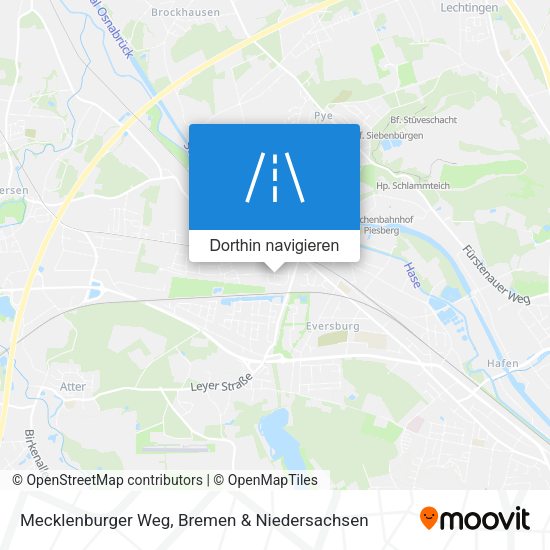 Mecklenburger Weg Karte