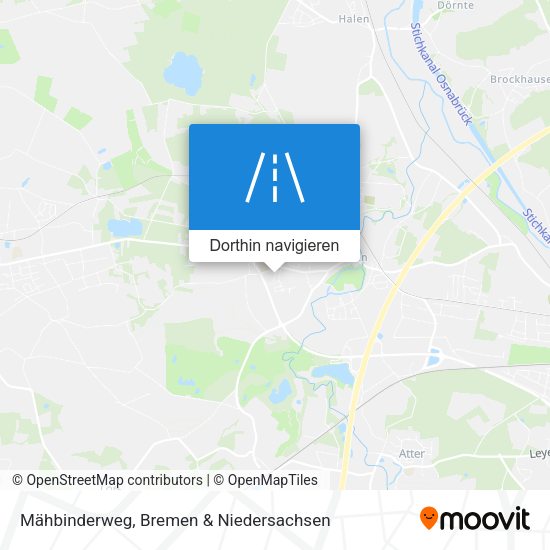Mähbinderweg Karte