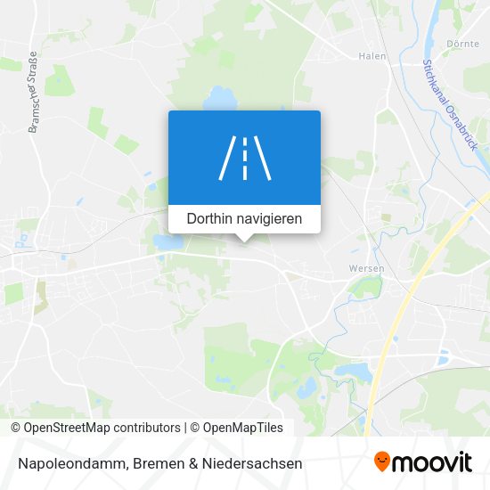Napoleondamm Karte