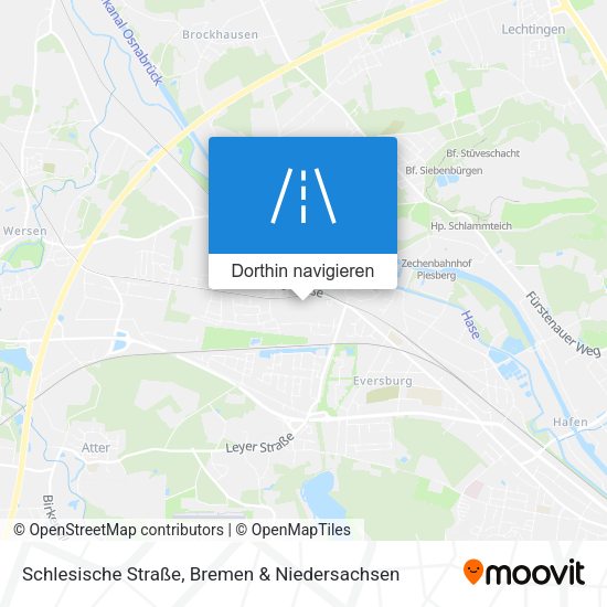 Schlesische Straße Karte
