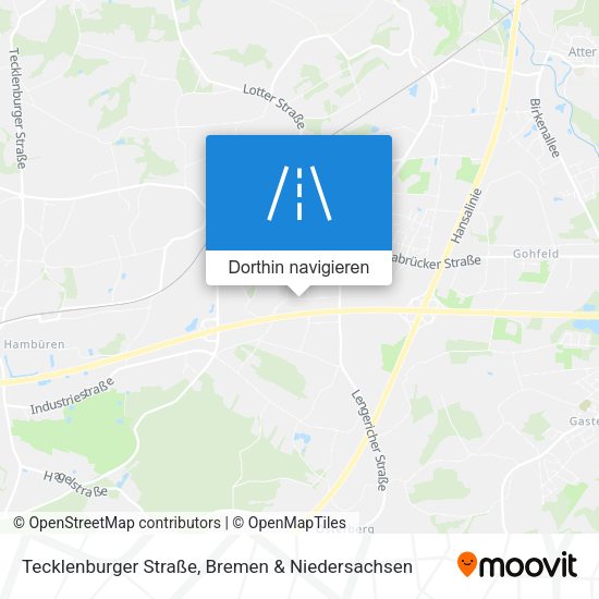 Tecklenburger Straße Karte