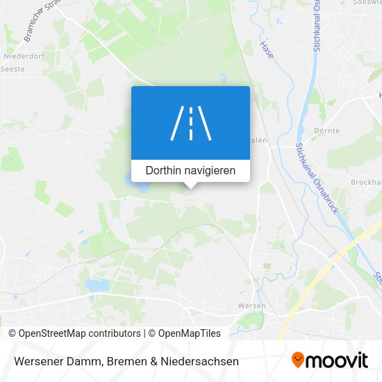 Wersener Damm Karte