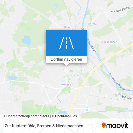 Zur Kupfermühle Karte
