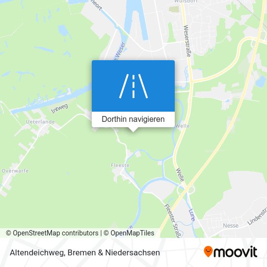Altendeichweg Karte