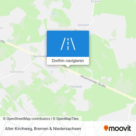 Alter Kirchweg Karte