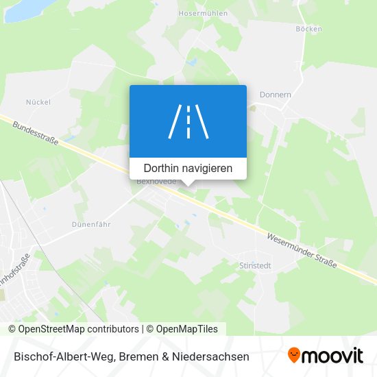 Bischof-Albert-Weg Karte