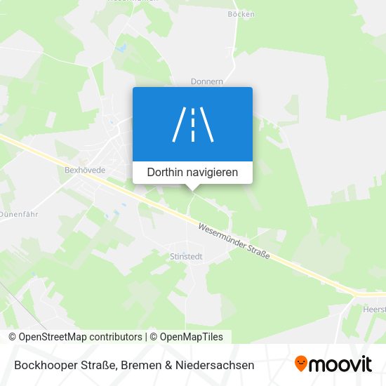 Bockhooper Straße Karte