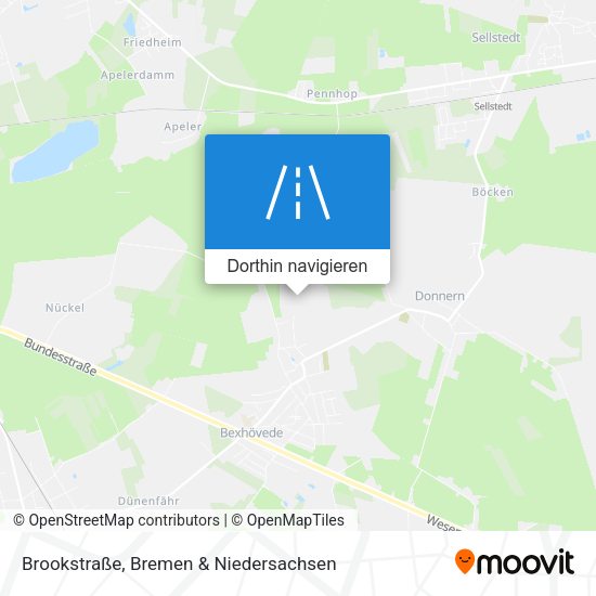 Brookstraße Karte