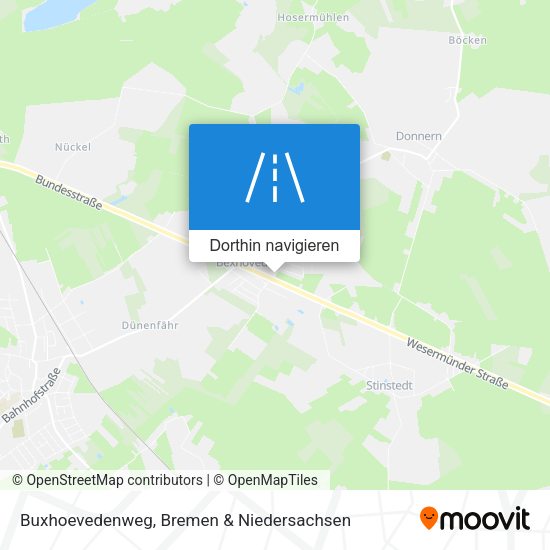 Buxhoevedenweg Karte