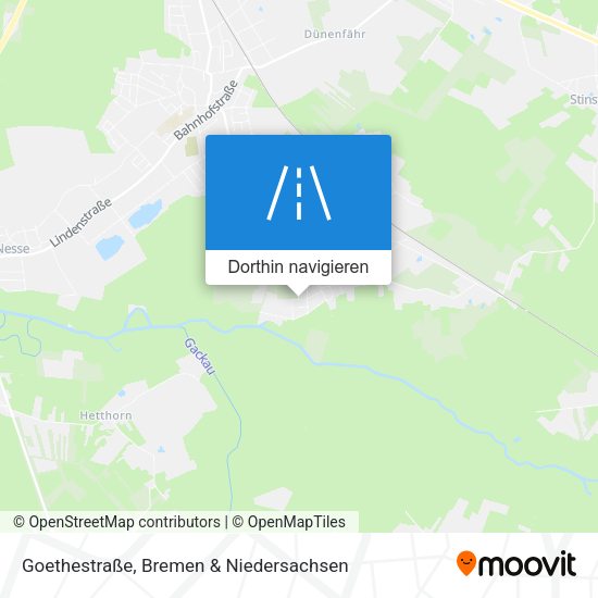 Goethestraße Karte