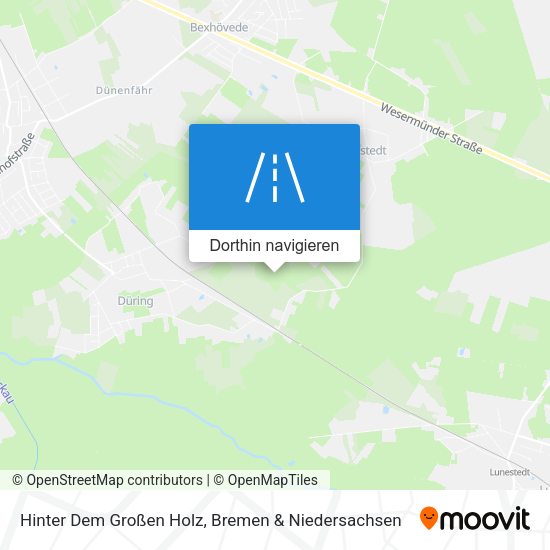 Hinter Dem Großen Holz Karte