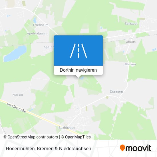 Hosermühlen Karte