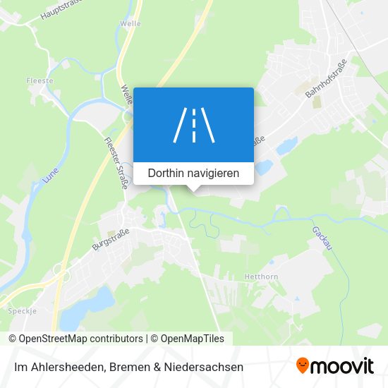 Im Ahlersheeden Karte